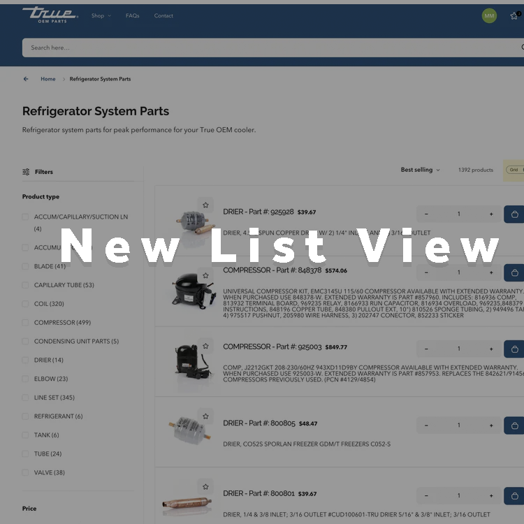 New List View: More Results, More Details, Your Choice!